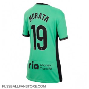 Atletico Madrid Alvaro Morata #19 Replik 3rd trikot Damen 2023-24 Kurzarm